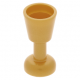 LEGO serleg pohár, gyöngyház arany (2343)